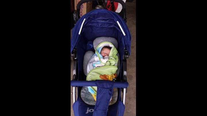 Sleeping In The Stroller