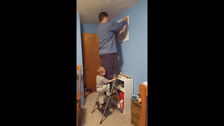 Michael Helping Daddy