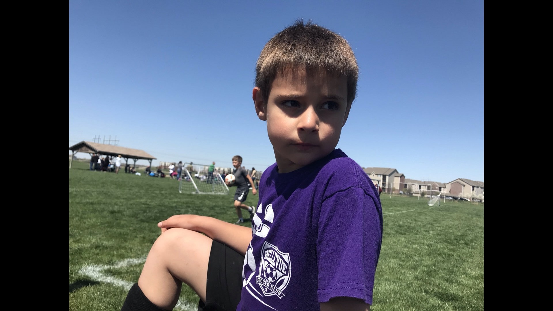 Michael's First Soccer Game